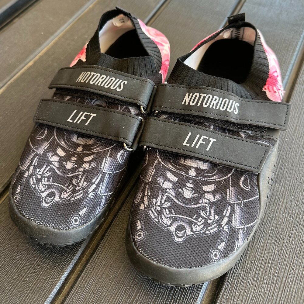 Notorious Lift - Gen 1 Sumo Sole BUSHIDO CODE Deadlift Slippers (42/Men's 9)